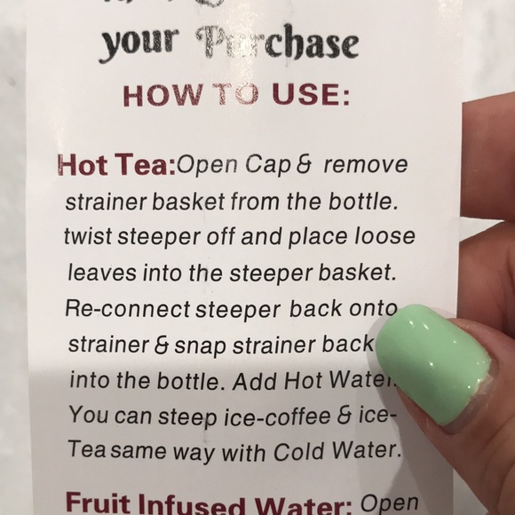 Vibrant water infuser 17oz color red - Picture 6 of 13